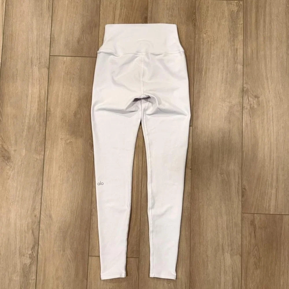 Alo Yoga Womens High Waisted Leggings White Size XS RN87370